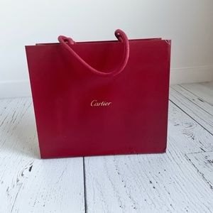 CARTIER - Red Medium Shopping Bag